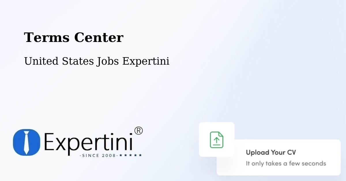 Terms of Service – Covington - United States Jobs Expertini